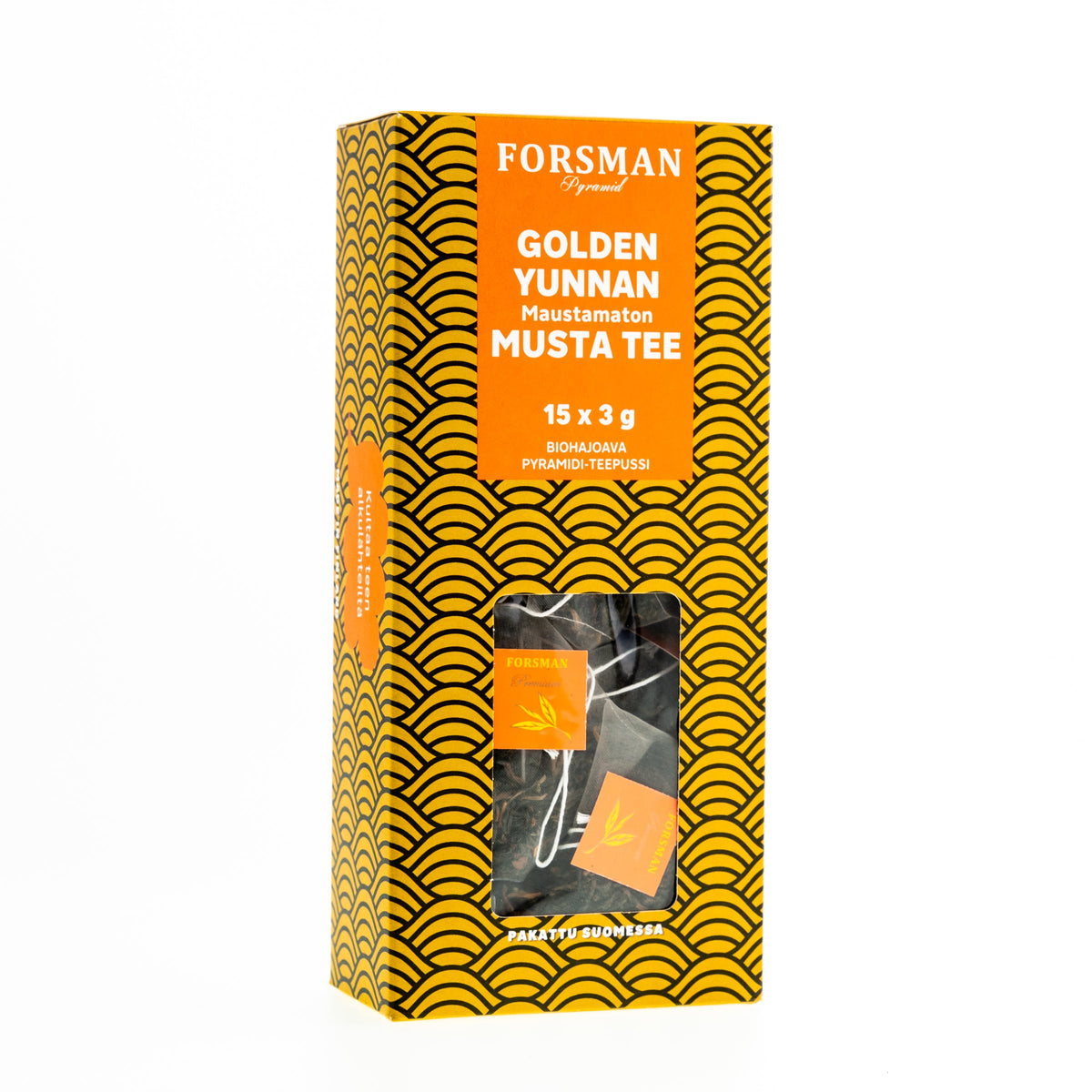 Golden Yunnan pyramiditee Musta tee Forsman Tee