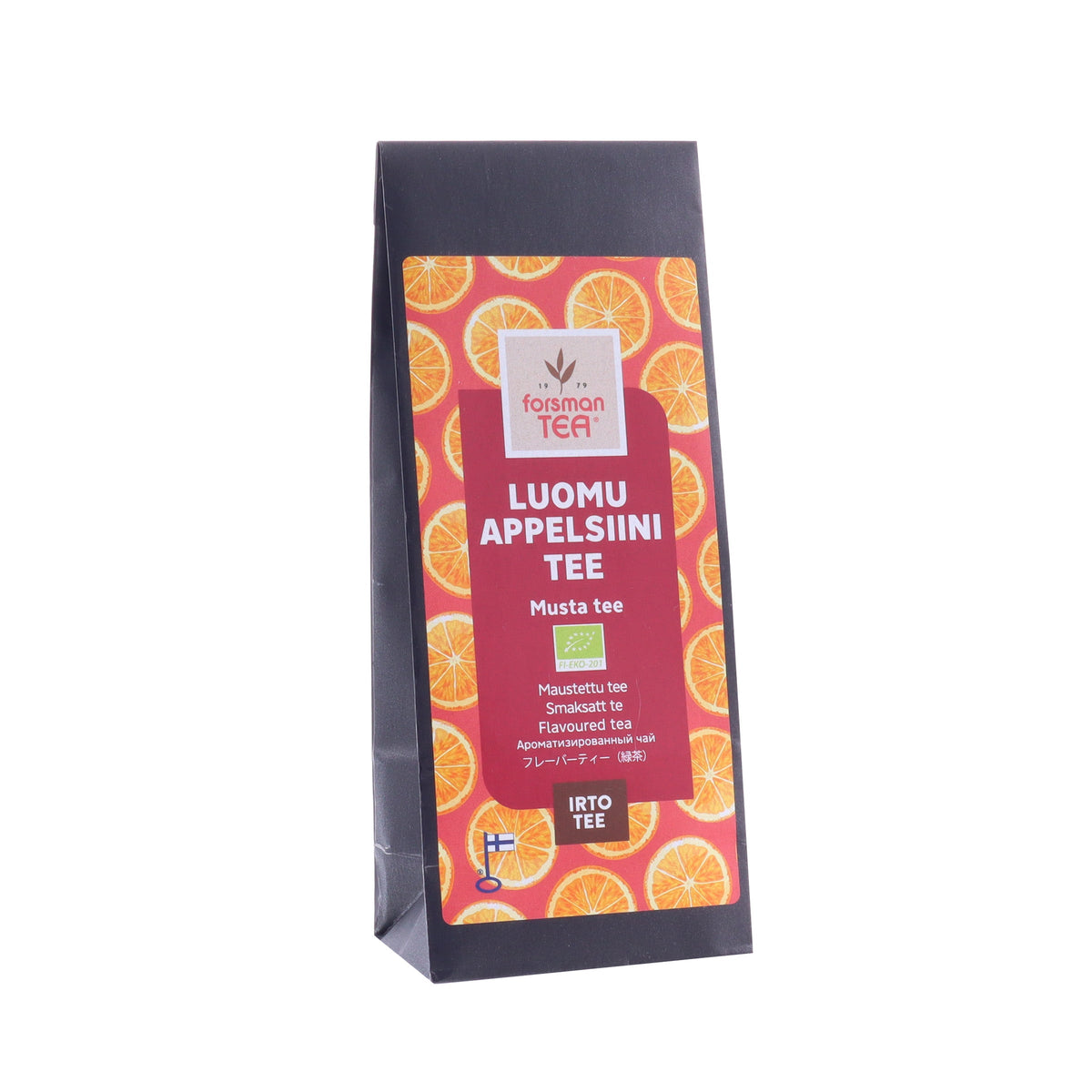 Luomu Appelsiini 60g Musta tee Forsman Tee