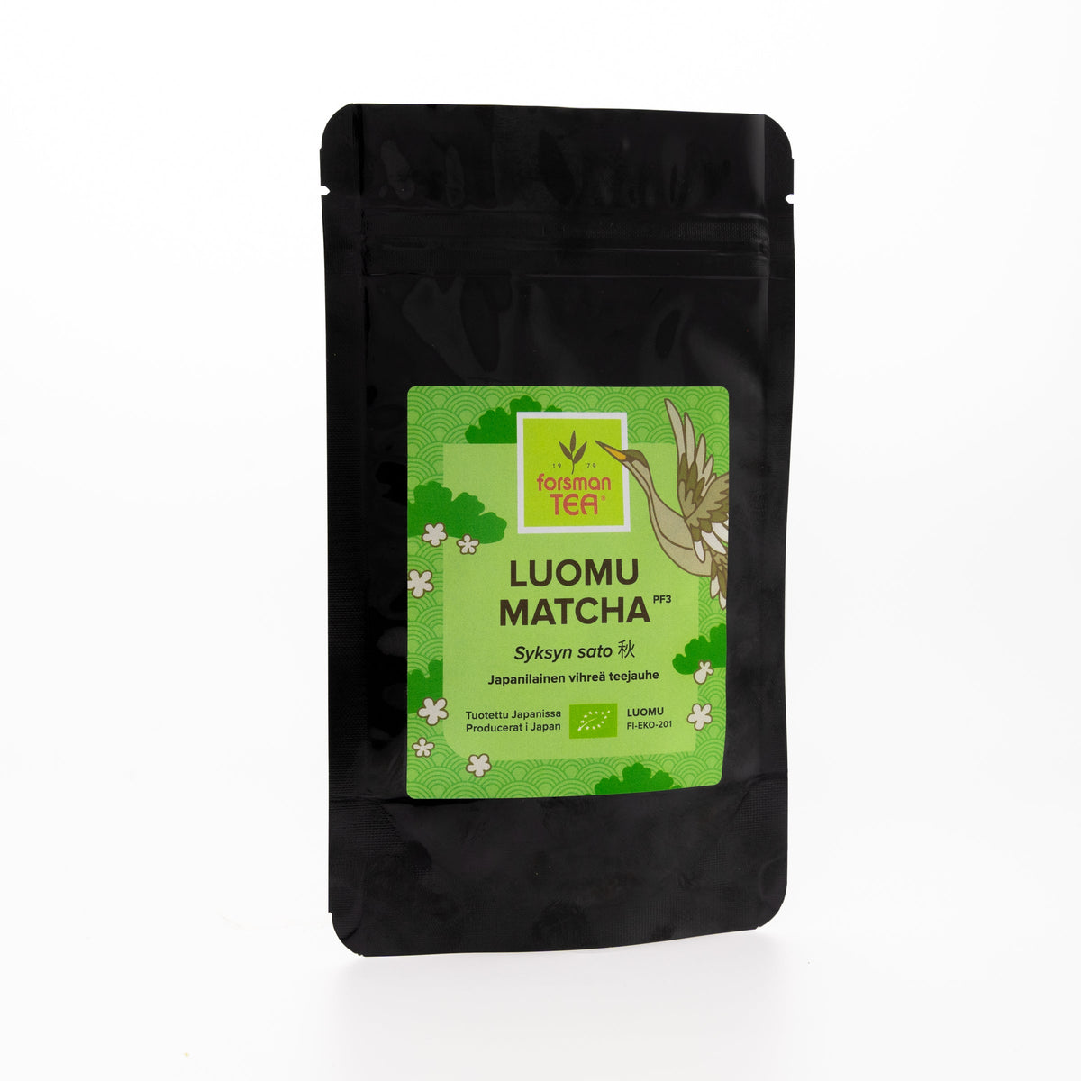 Luomu Matcha, Syksyn sato (PF3) 30g Matcha Forsman Tee