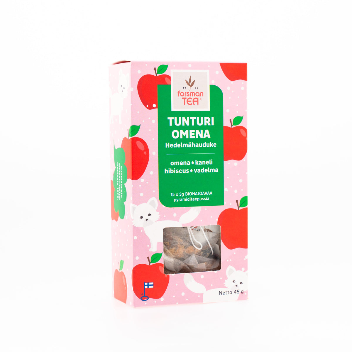 Tunturi Omena -pyramiditee 45g Yrttitee Forsman Tee